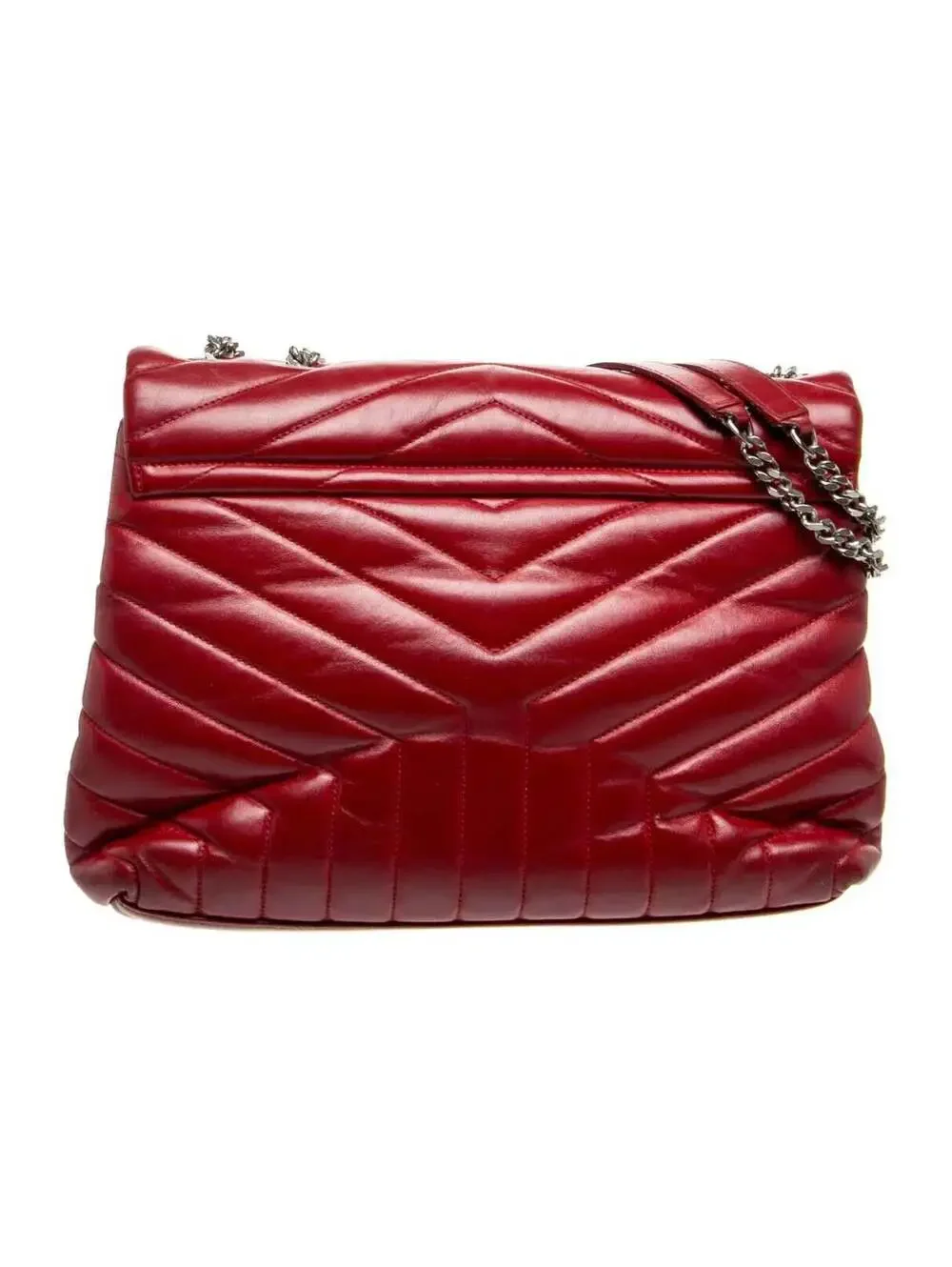 Saint Laurent Calfskin Y Quilted Monogram Medium Loulou
